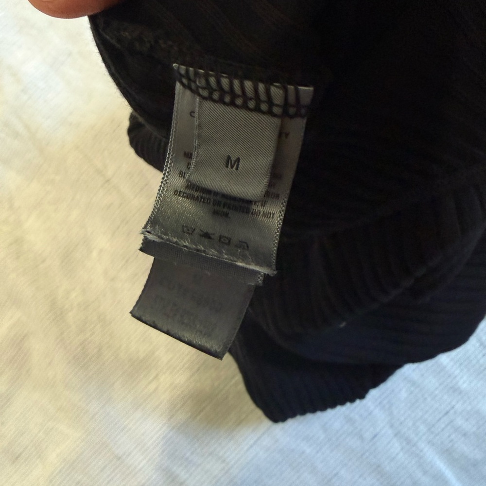 Citizens Of Humanity Black Ribbed Bodysuit - Picture 3 of 4